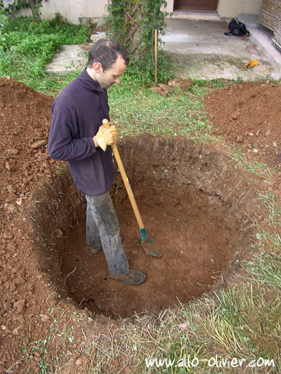 Plantation / Transplantation d'un arbre par Olivier